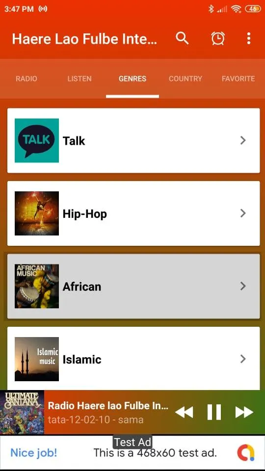 radio haere lao fulbe internat | Indus Appstore | Screenshot