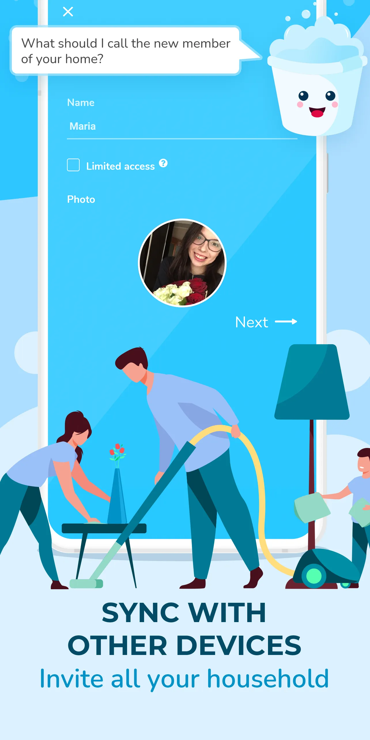 Sweepy: Home Cleaning Schedule | Indus Appstore | Screenshot