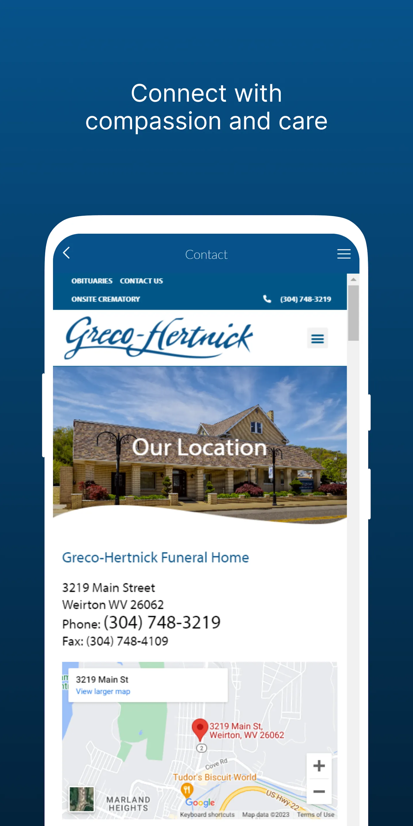 Greco Funeral Homes | Indus Appstore | Screenshot