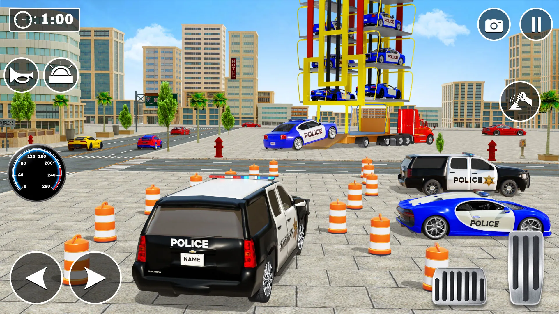 Multi Level Police Car Parking | Indus Appstore | Screenshot