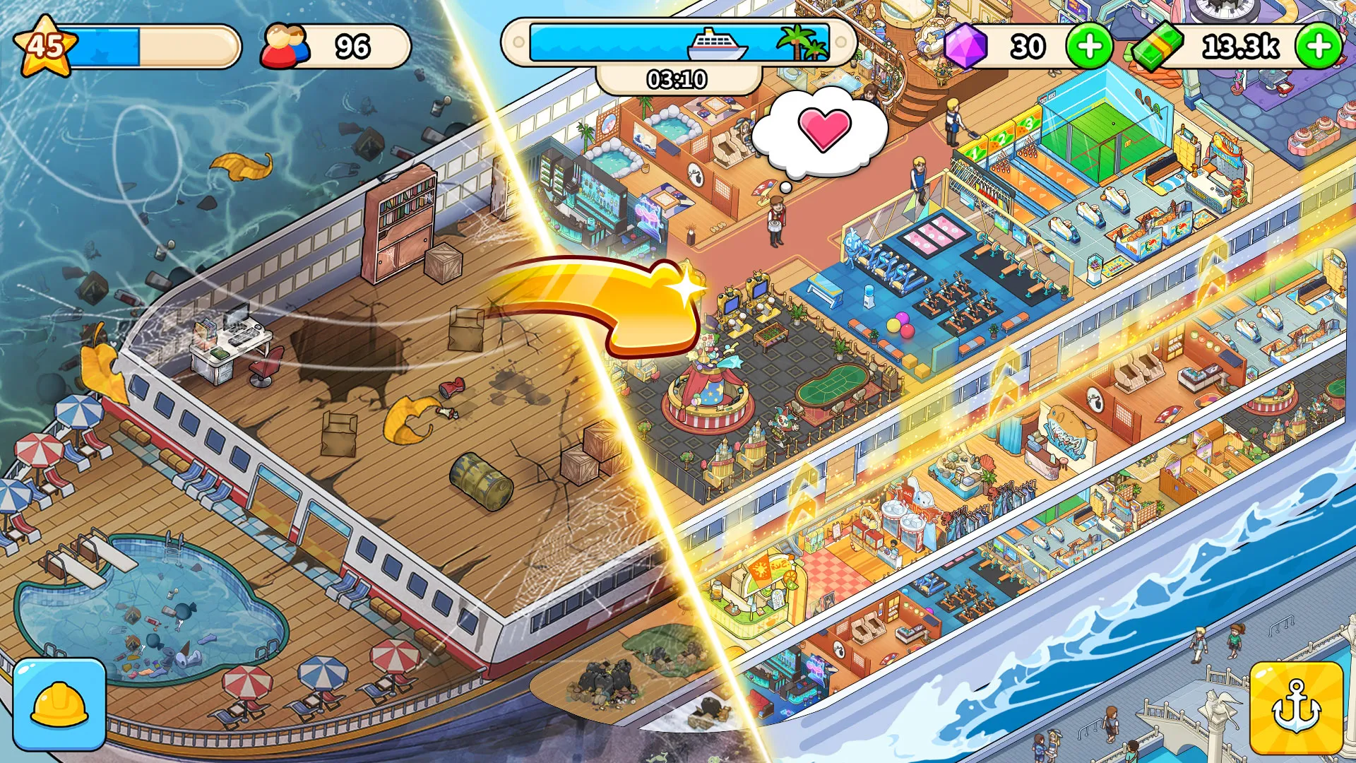 My Cruise: Idle ship Tycoon | Indus Appstore | Screenshot