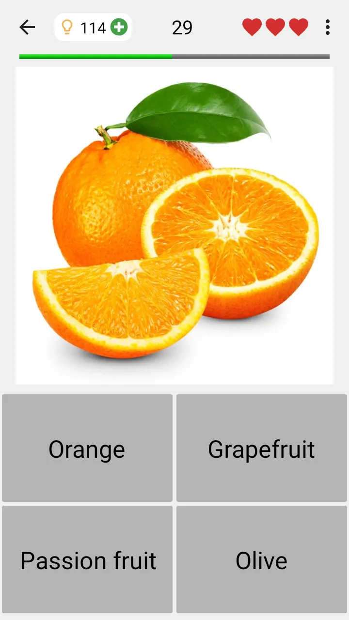 Fruit and Vegetables - Quiz | Indus Appstore | Screenshot