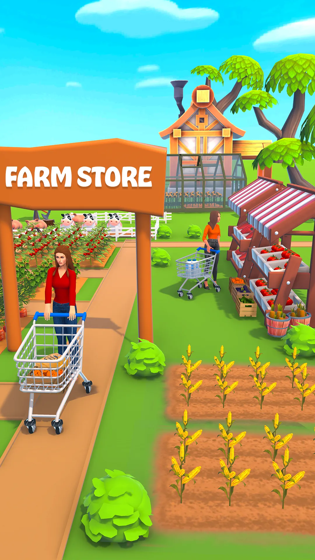 My Farm Life: Idle Supermarket | Indus Appstore | Screenshot