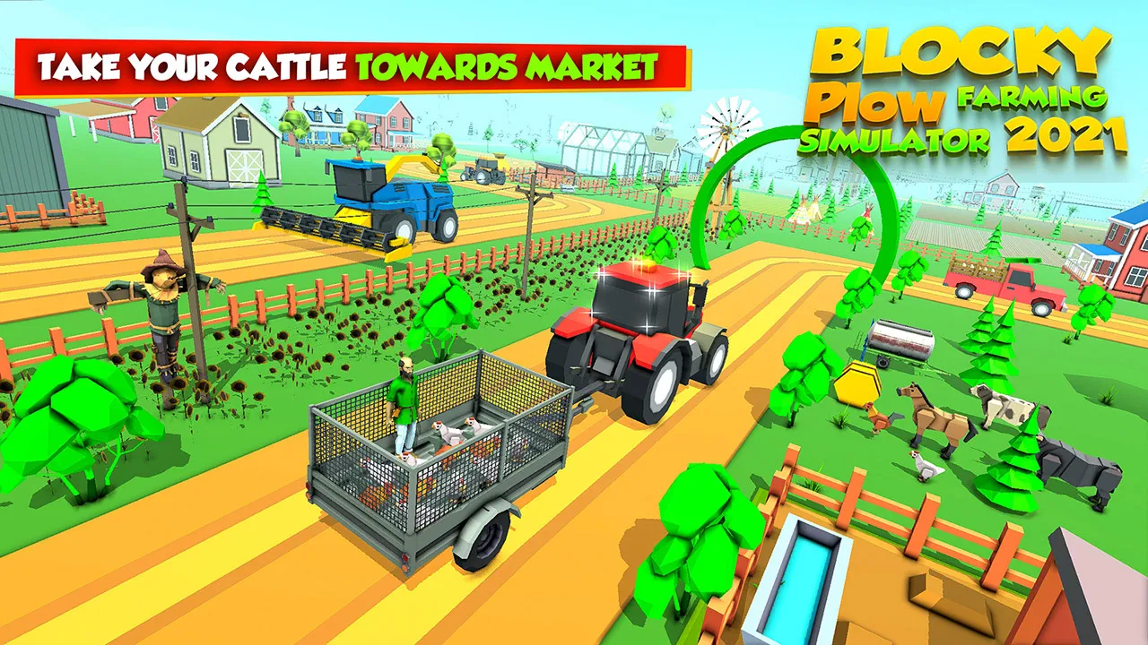 Farming Tractor Sim Game 2023 | Indus Appstore | Screenshot