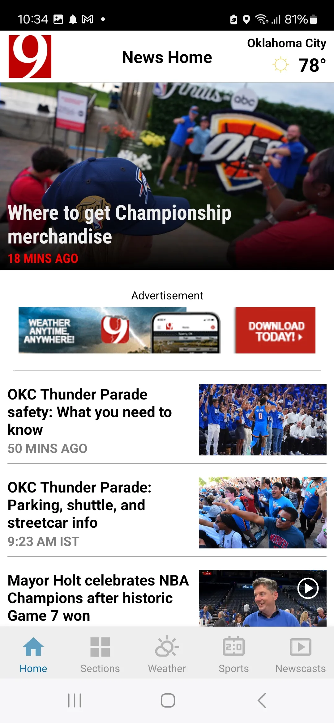 News 9 | Indus Appstore | Screenshot