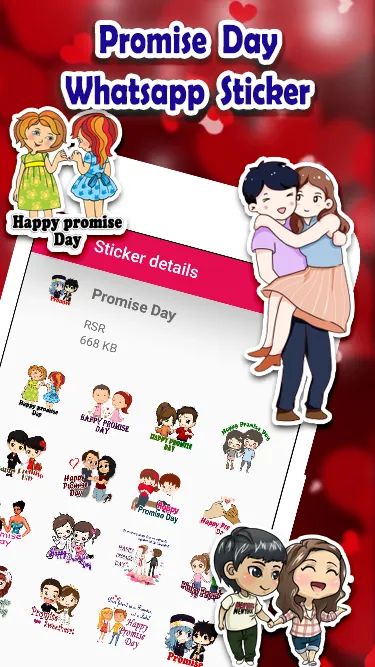 Valentine Day Sticker | Indus Appstore | Screenshot