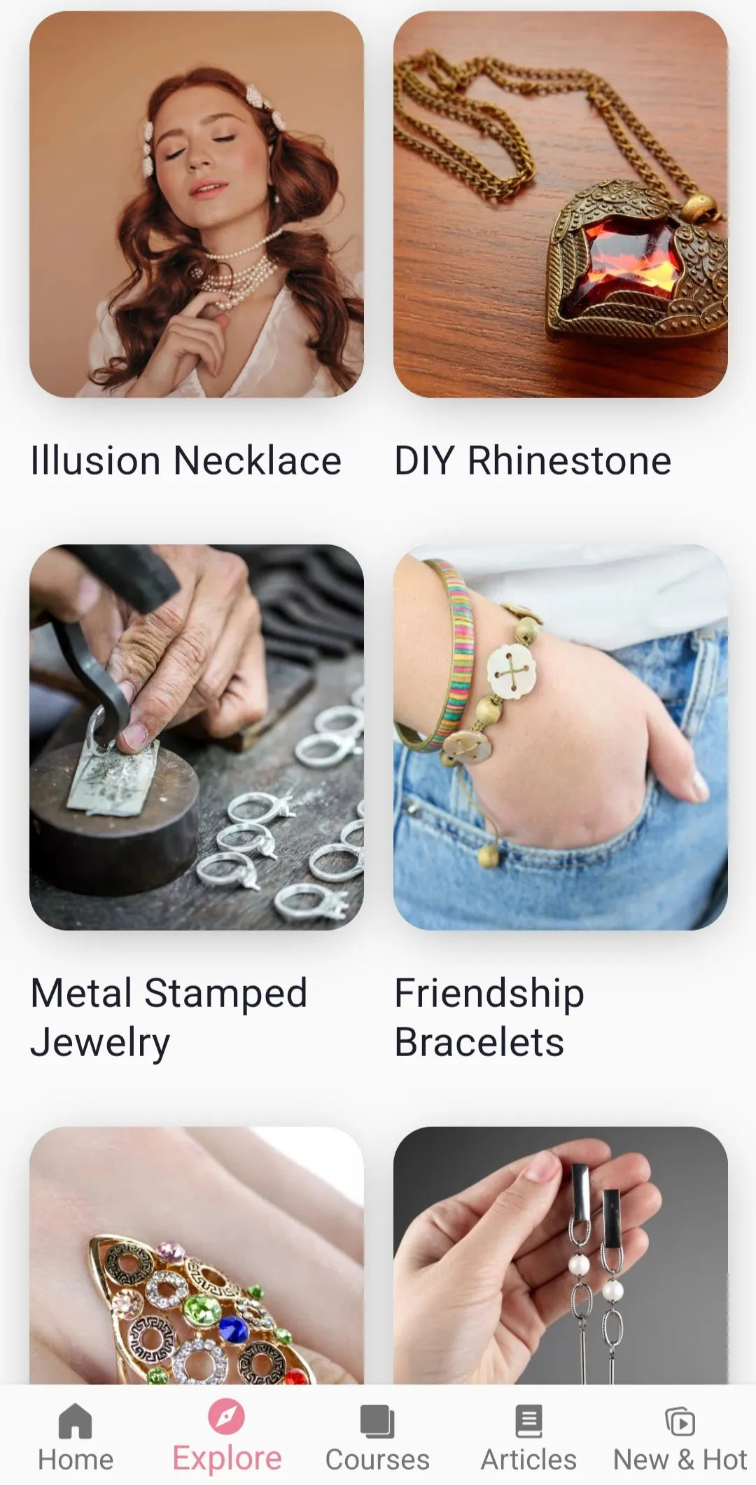 DIY Jewelry Making App | Indus Appstore | Screenshot