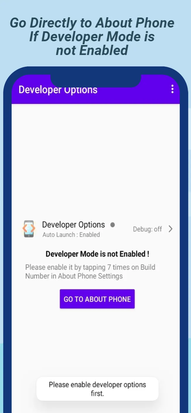 Developer Options | Indus Appstore | Screenshot