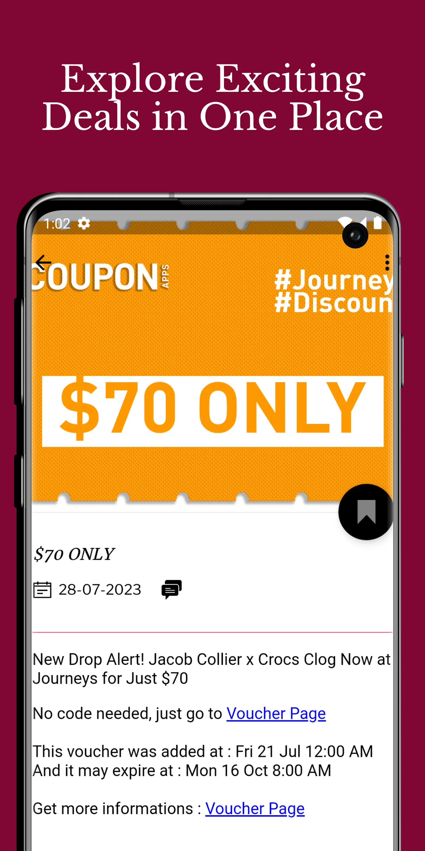 CouponApps - Journeys Coupons | Indus Appstore | Screenshot