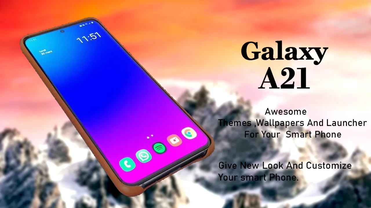 Samsung A21 launcher & Themes | Indus Appstore | Screenshot