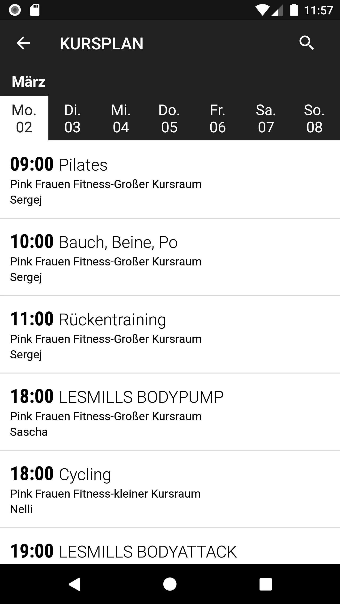 PINK Frauen Fitness | Indus Appstore | Screenshot