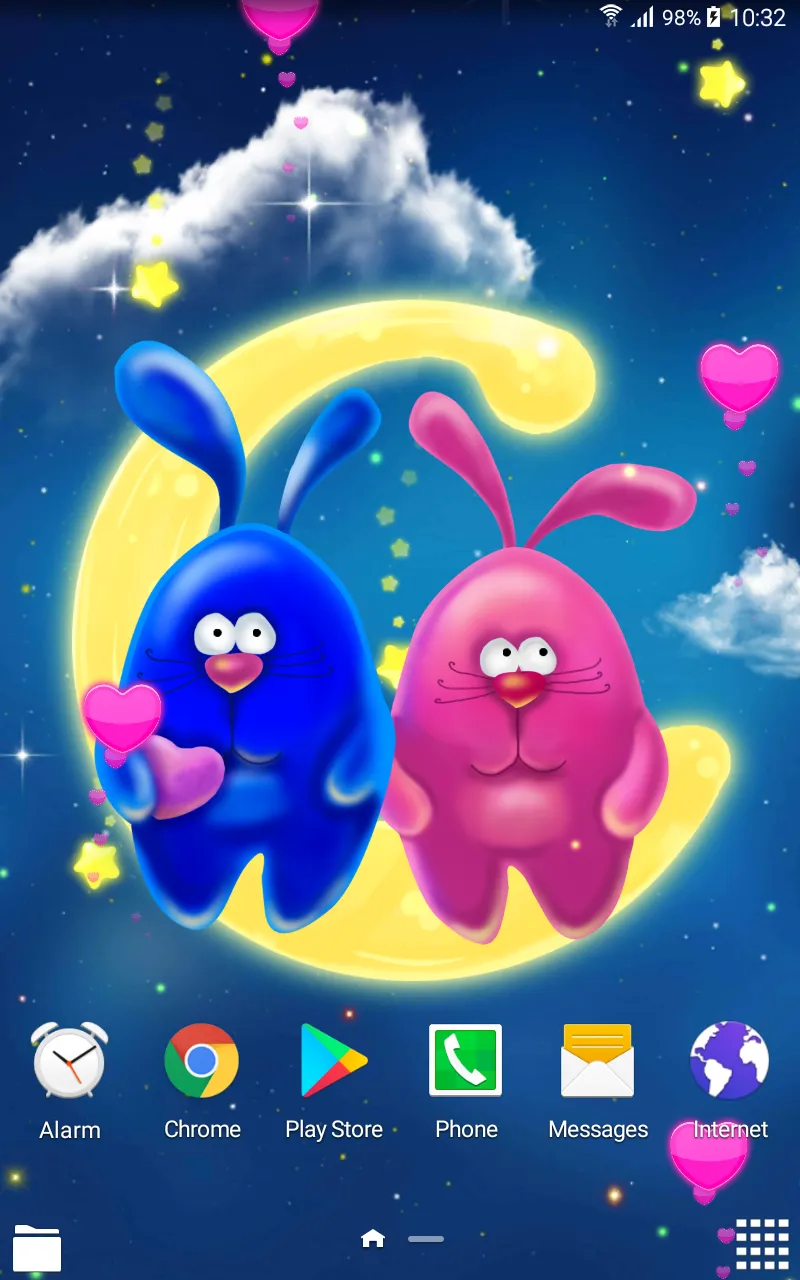 Bunnies Romantic Live Wallpape | Indus Appstore | Screenshot