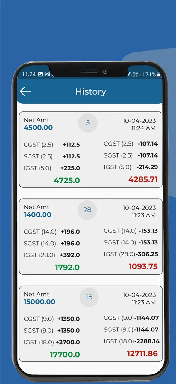 GST Invoice Generator & Calc | Indus Appstore | Screenshot