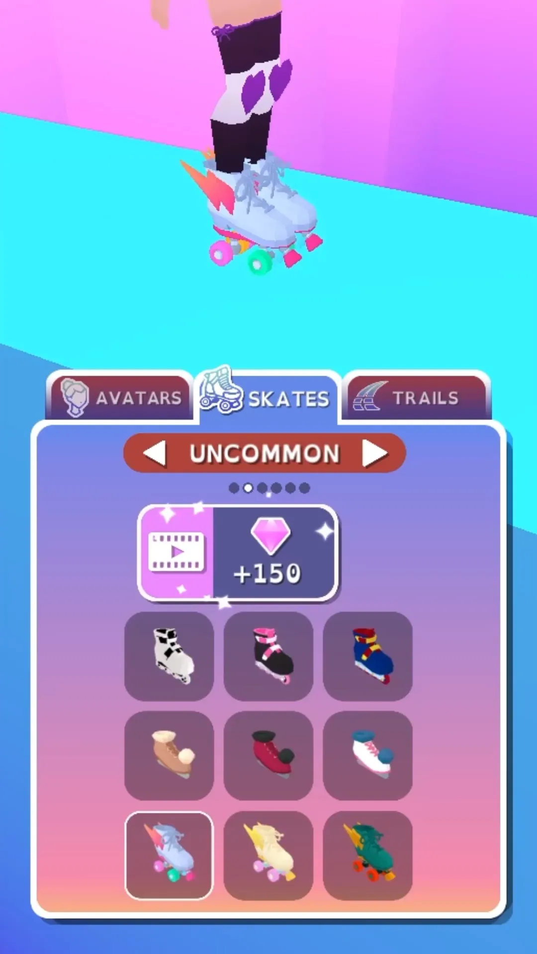 Sky Roller: Rainbow Skating | Indus Appstore | Screenshot