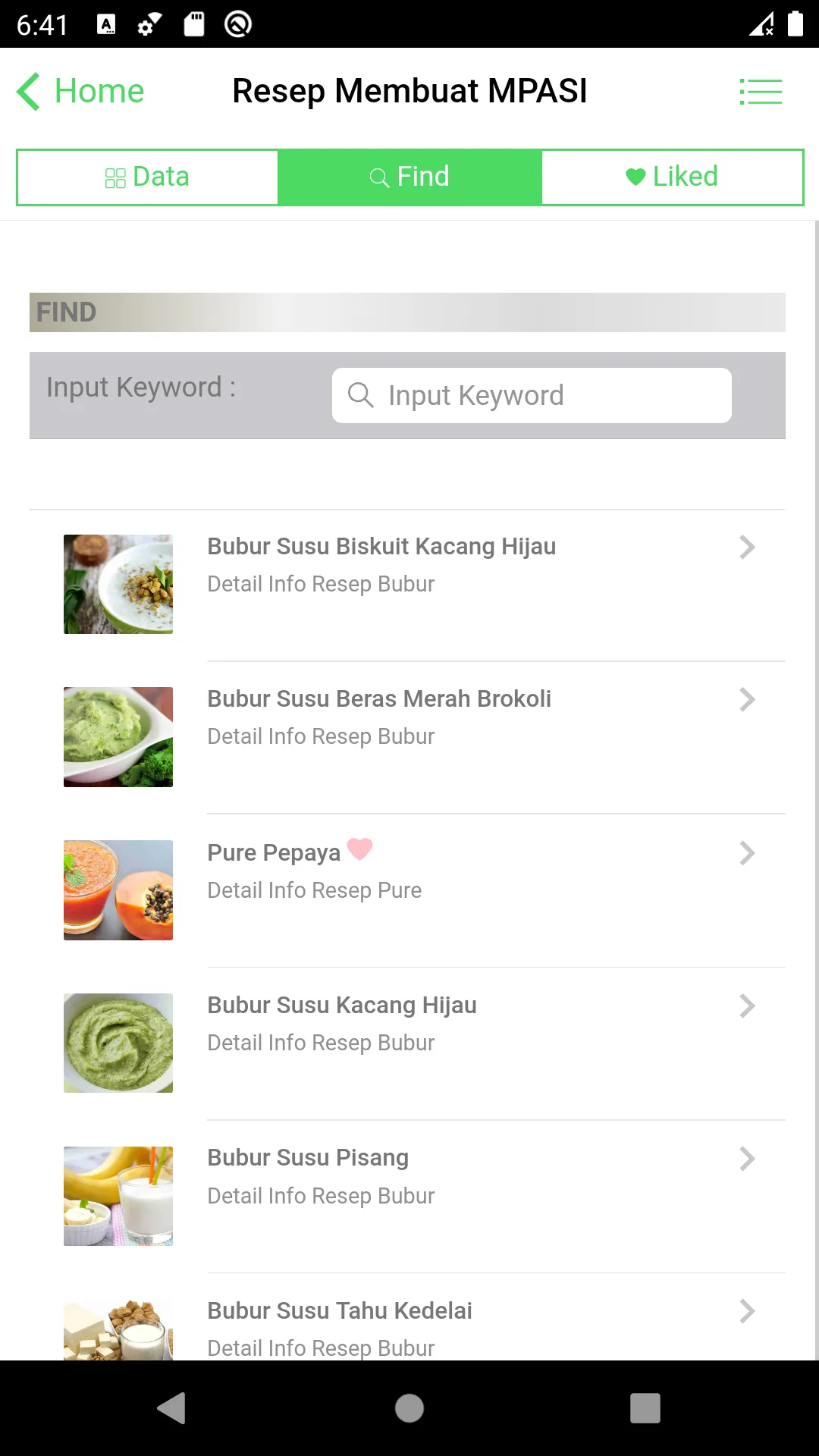 Resep Membuat Mpasi | Indus Appstore | Screenshot