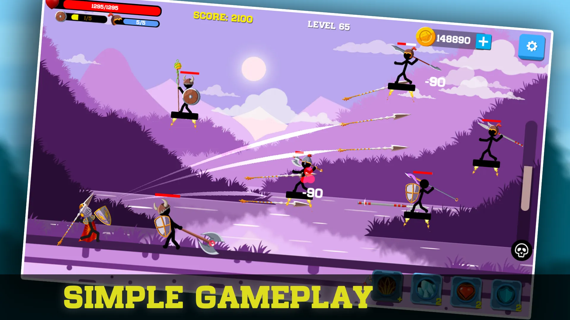 Stickman Archer: Spear Warrior | Indus Appstore | Screenshot