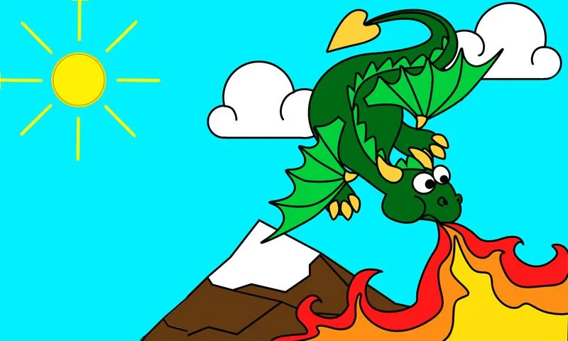 Drawing  for Kids - Dragon | Indus Appstore | Screenshot