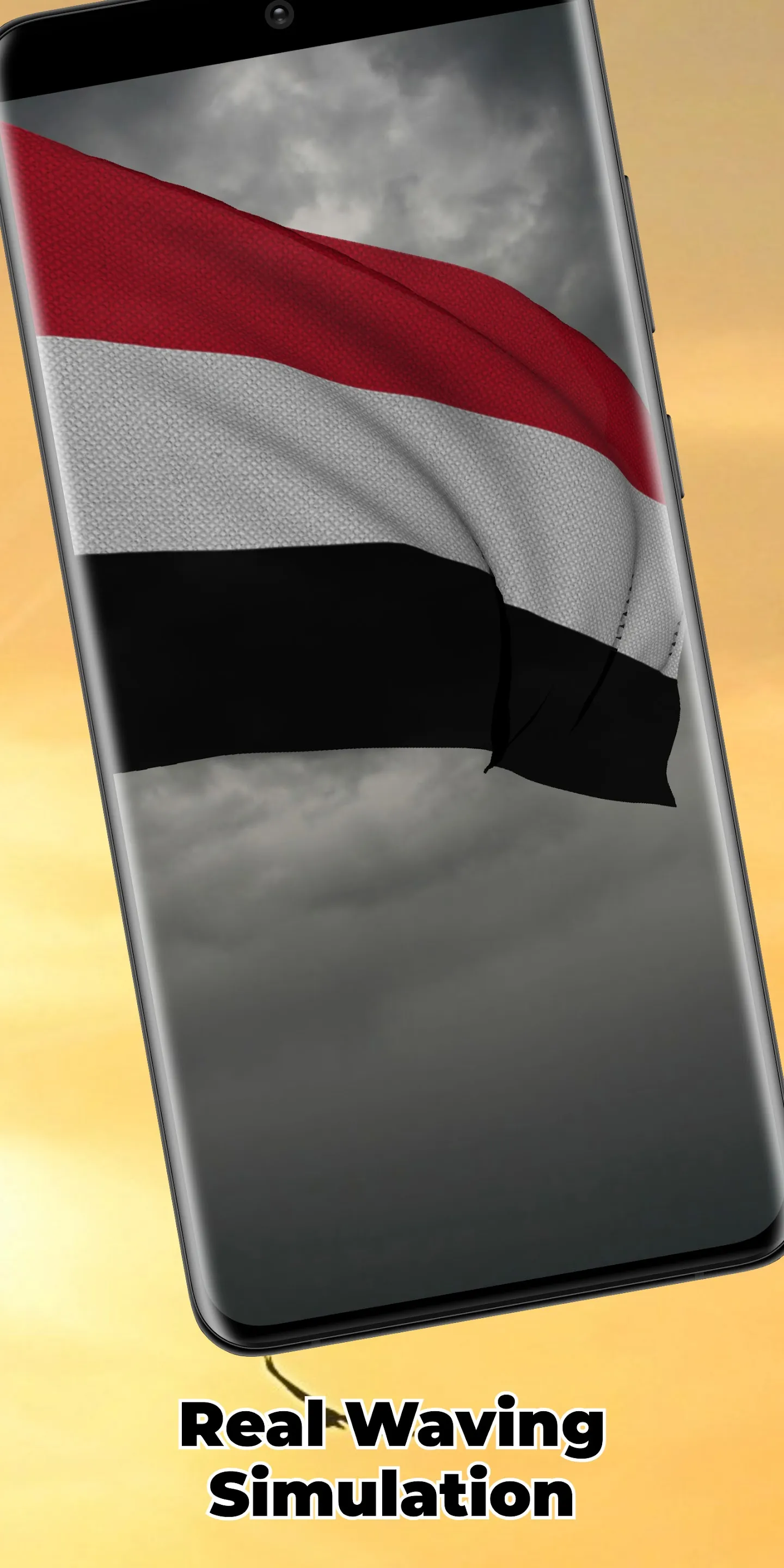 Yemen Flag Live Wallpaper | Indus Appstore | Screenshot