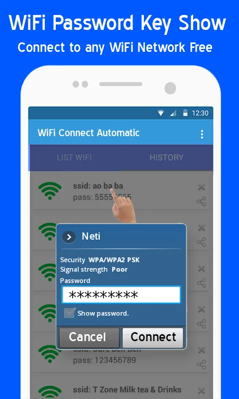 WiFi Auto Connect Master Key | Indus Appstore | Screenshot