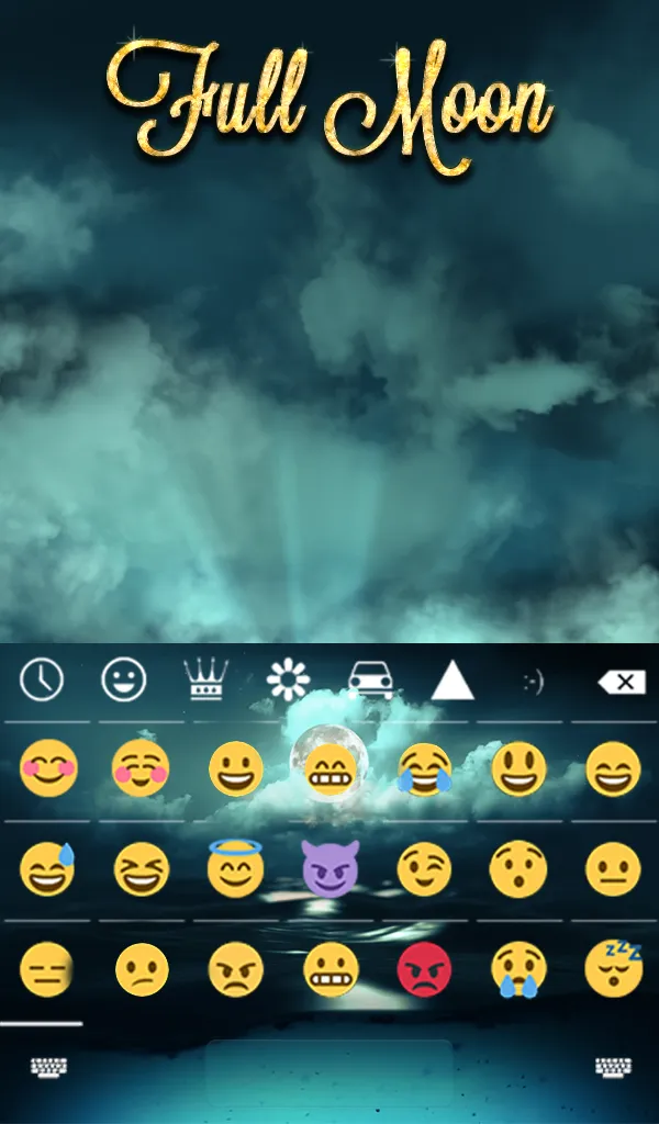 Full Moon Keyboard & Wallpaper | Indus Appstore | Screenshot