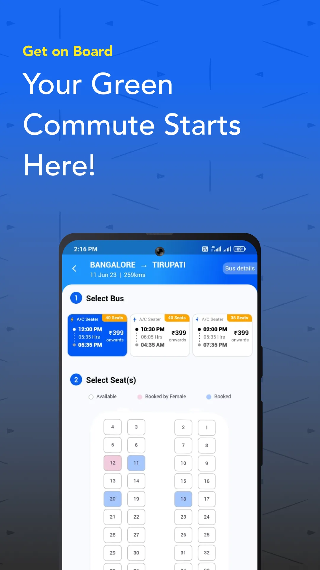 Fresh Bus | Indus Appstore | Screenshot