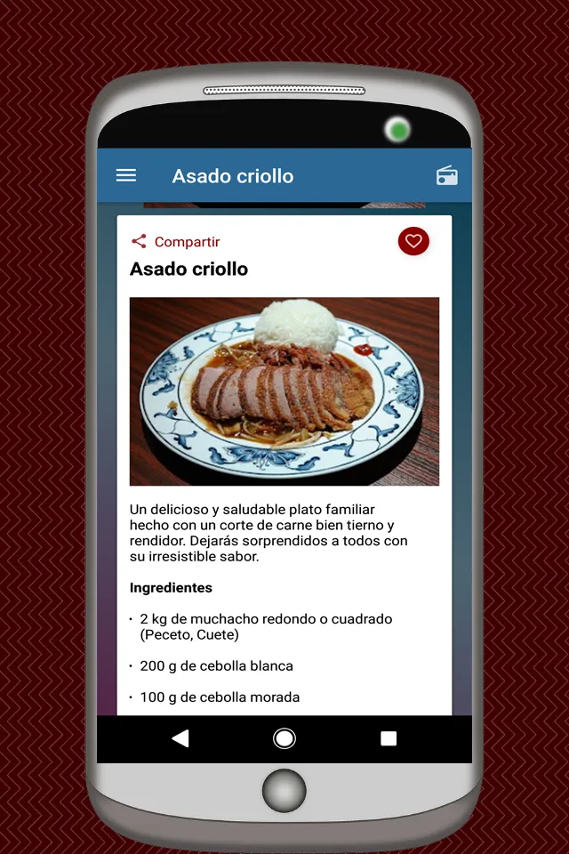 Recetas Ricas y Saludables | Indus Appstore | Screenshot