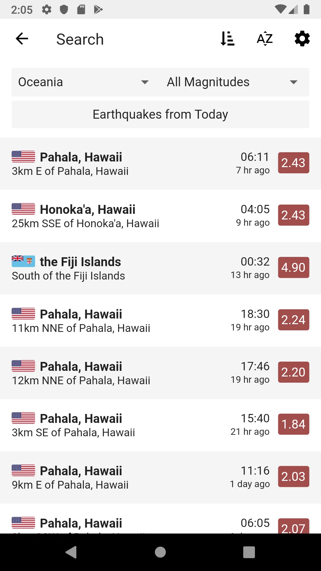 Seismos: Worldwide Earthquake  | Indus Appstore | Screenshot