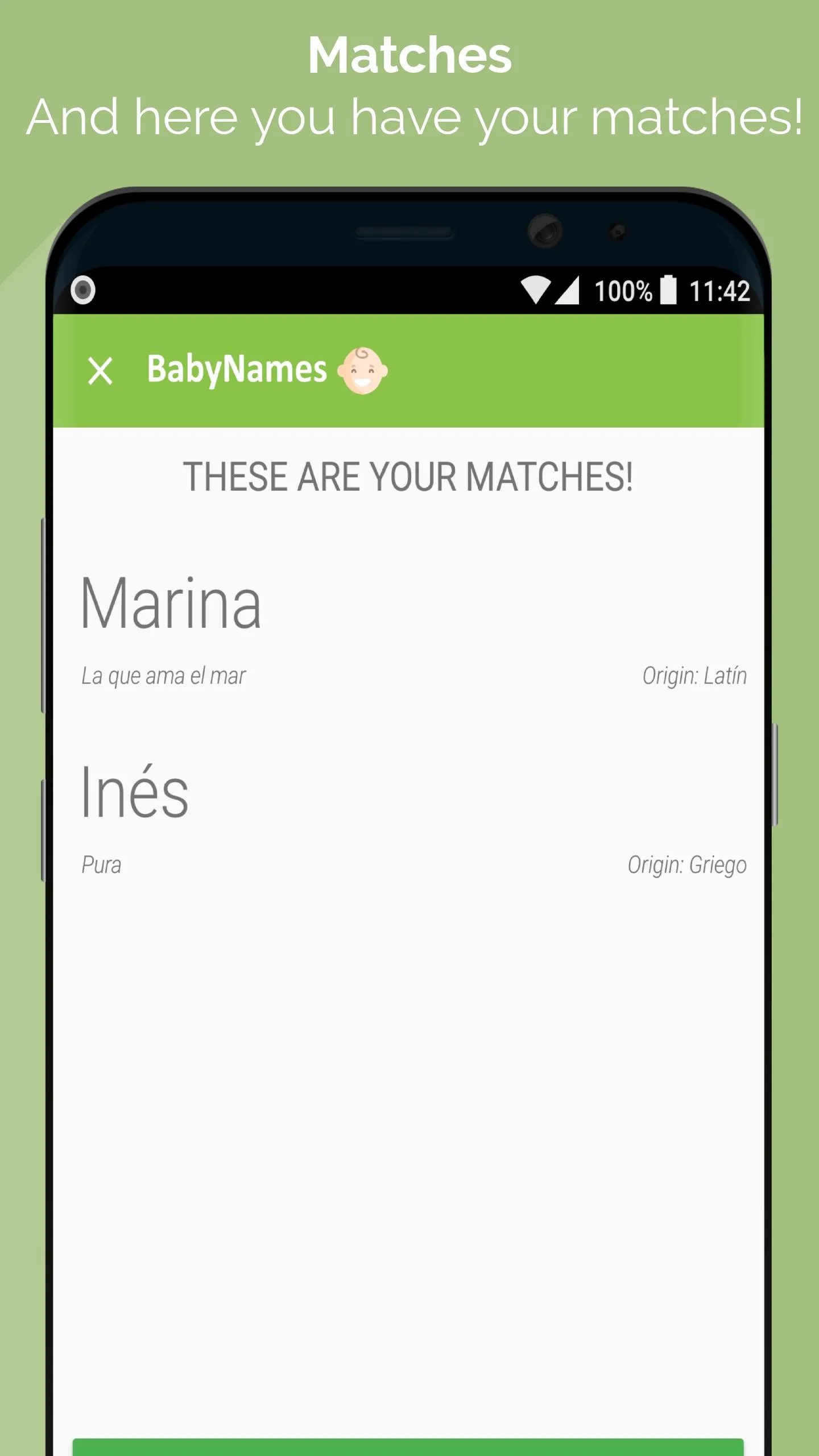 BabyNames: Spanish baby names | Indus Appstore | Screenshot