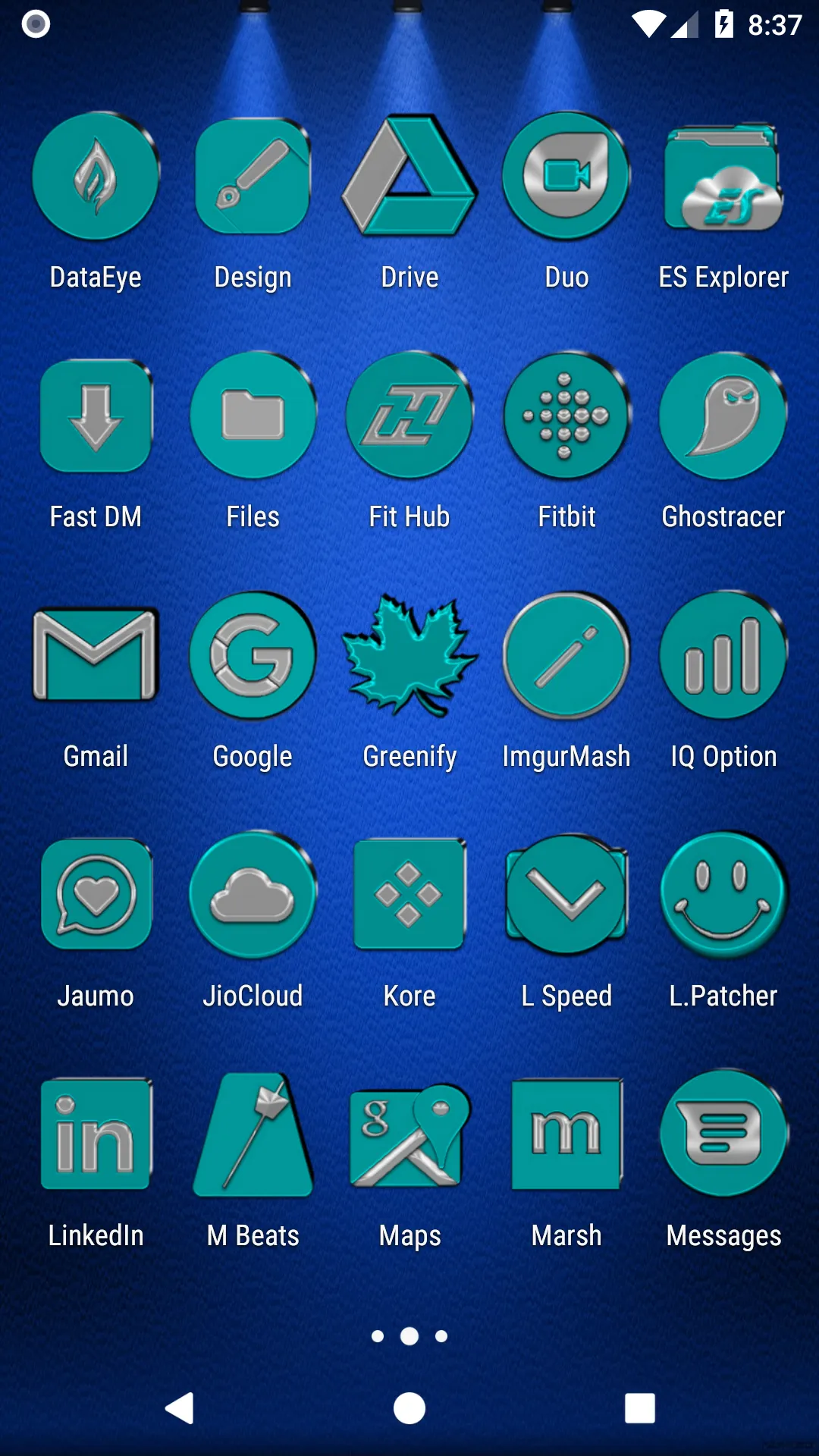 Cyan Icon Pack | Indus Appstore | Screenshot