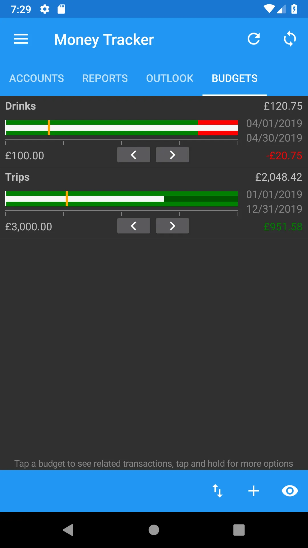 Money Tracker Infinite | Indus Appstore | Screenshot