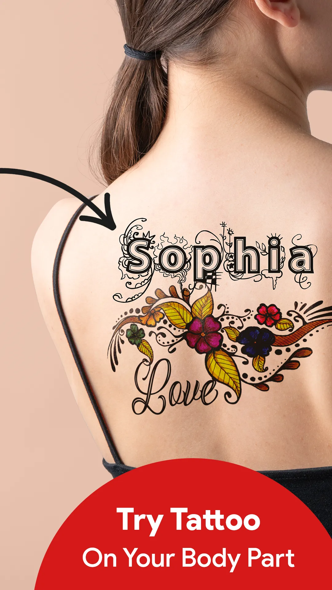 Stylish Fonts Tattoo on Body | Indus Appstore | Screenshot