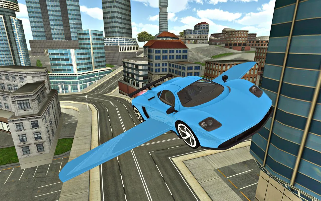 Flying Car Simulator Xtreme 3D | Indus Appstore | Screenshot