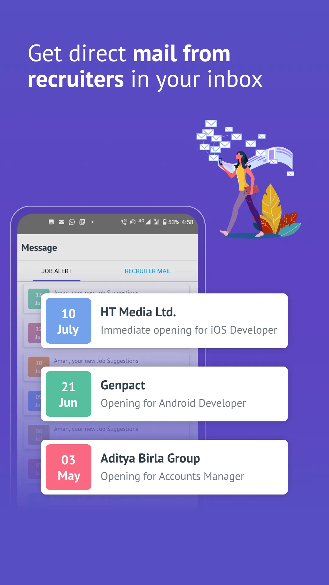 Shine.com Job Search App | Indus Appstore | Screenshot