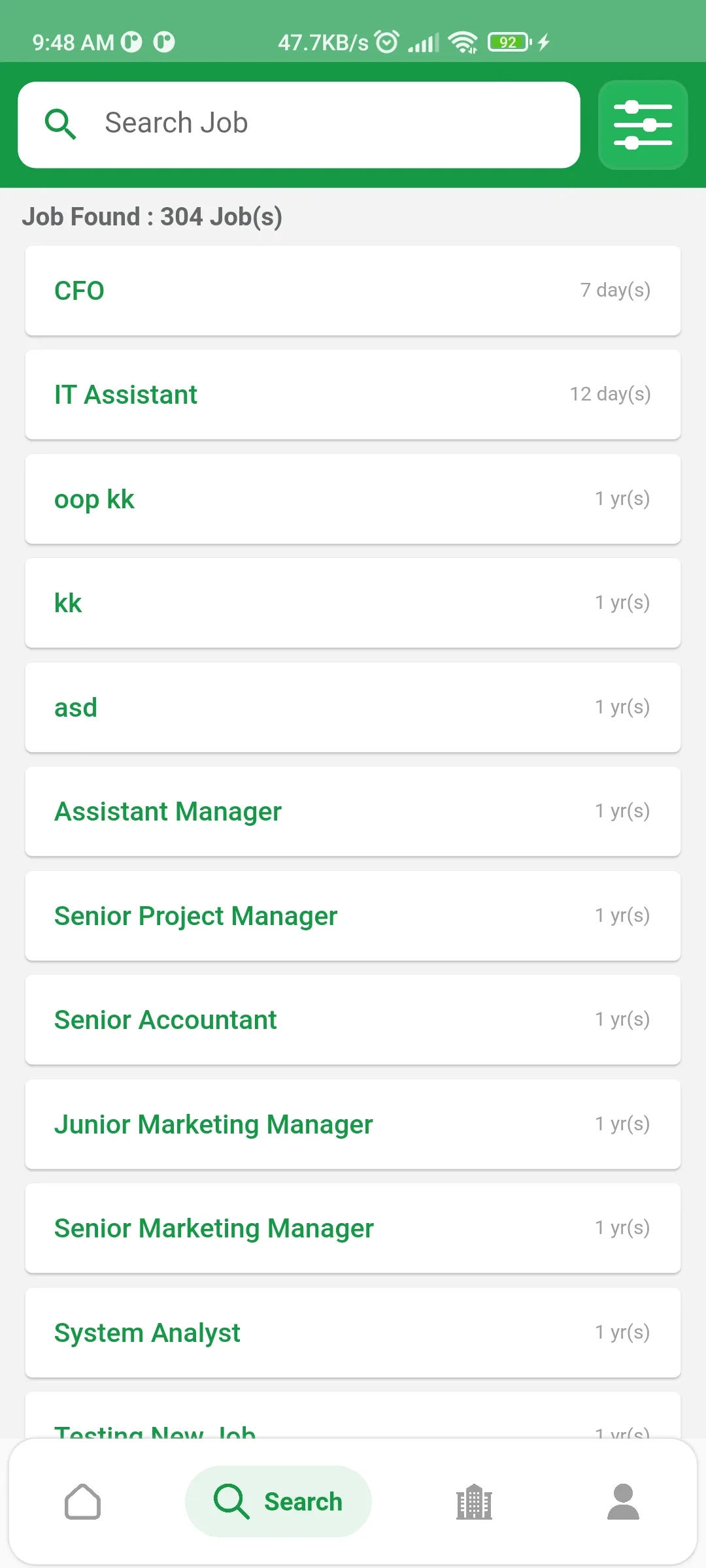 Job Click | Indus Appstore | Screenshot