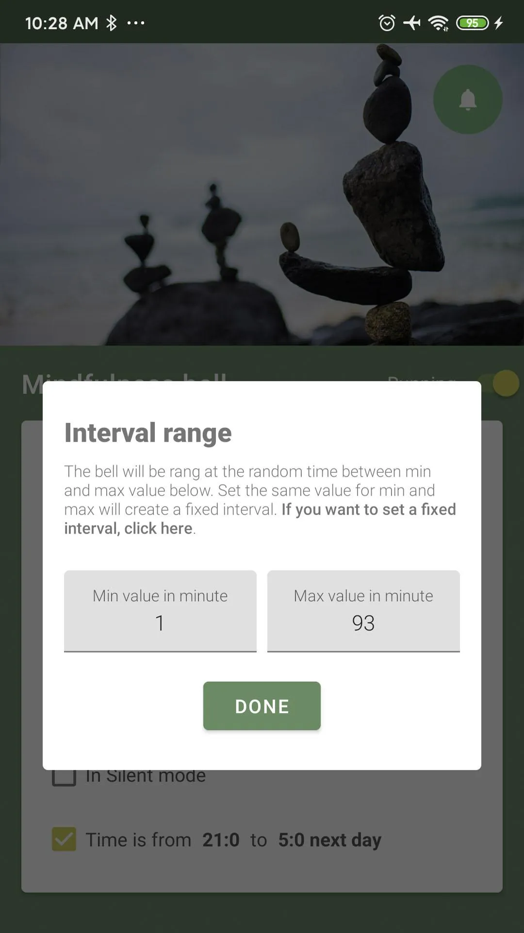 Mindfulness Bell | Indus Appstore | Screenshot