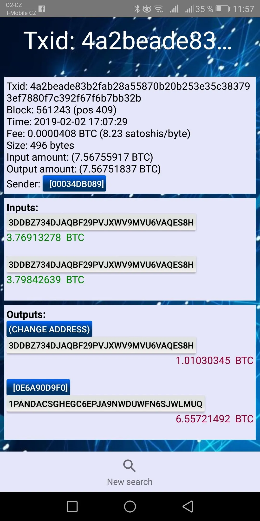 Bitcoin tracer | Indus Appstore | Screenshot