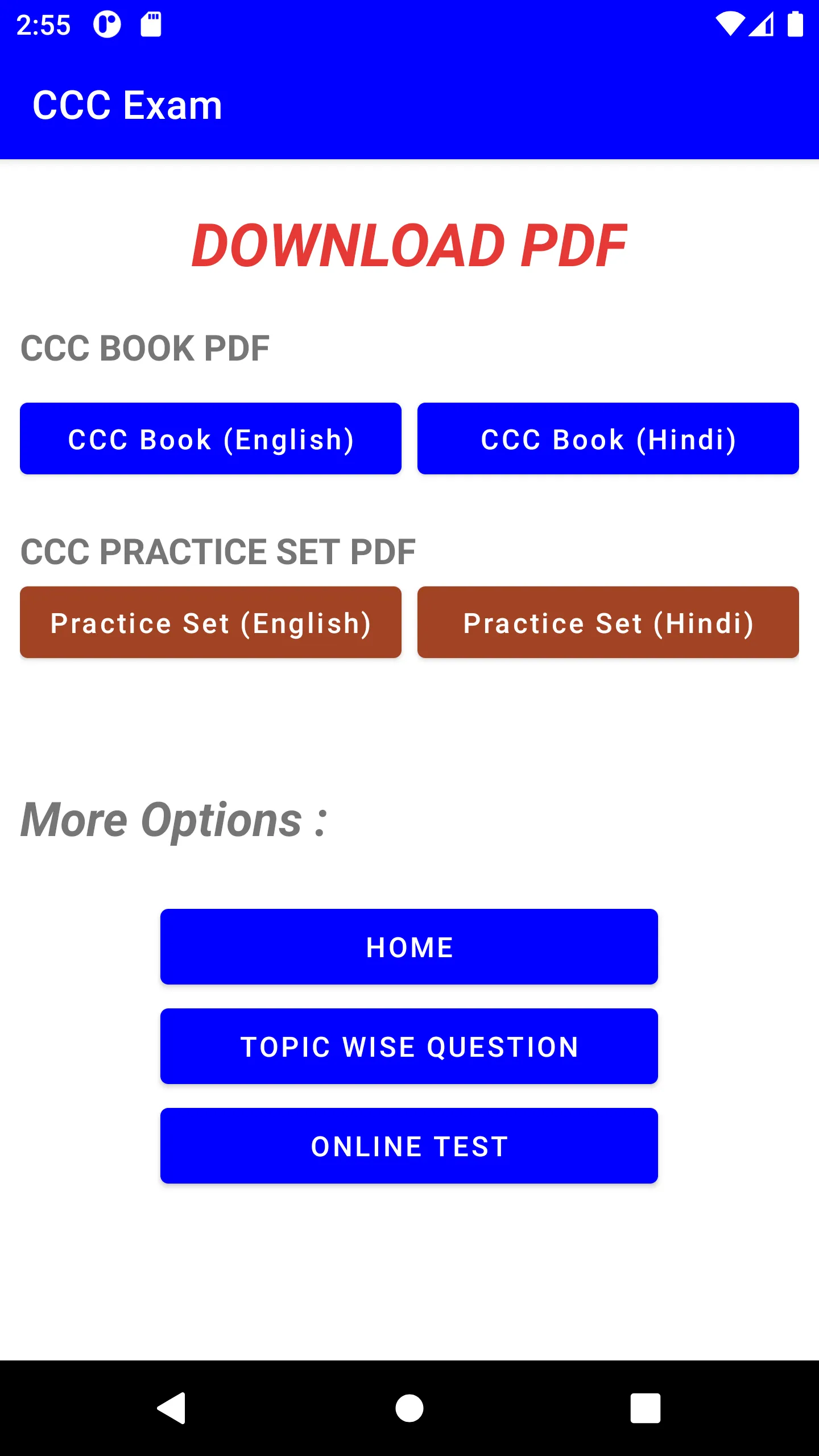 CCC Online Test: Practice App - Apps on Indus Appstore
