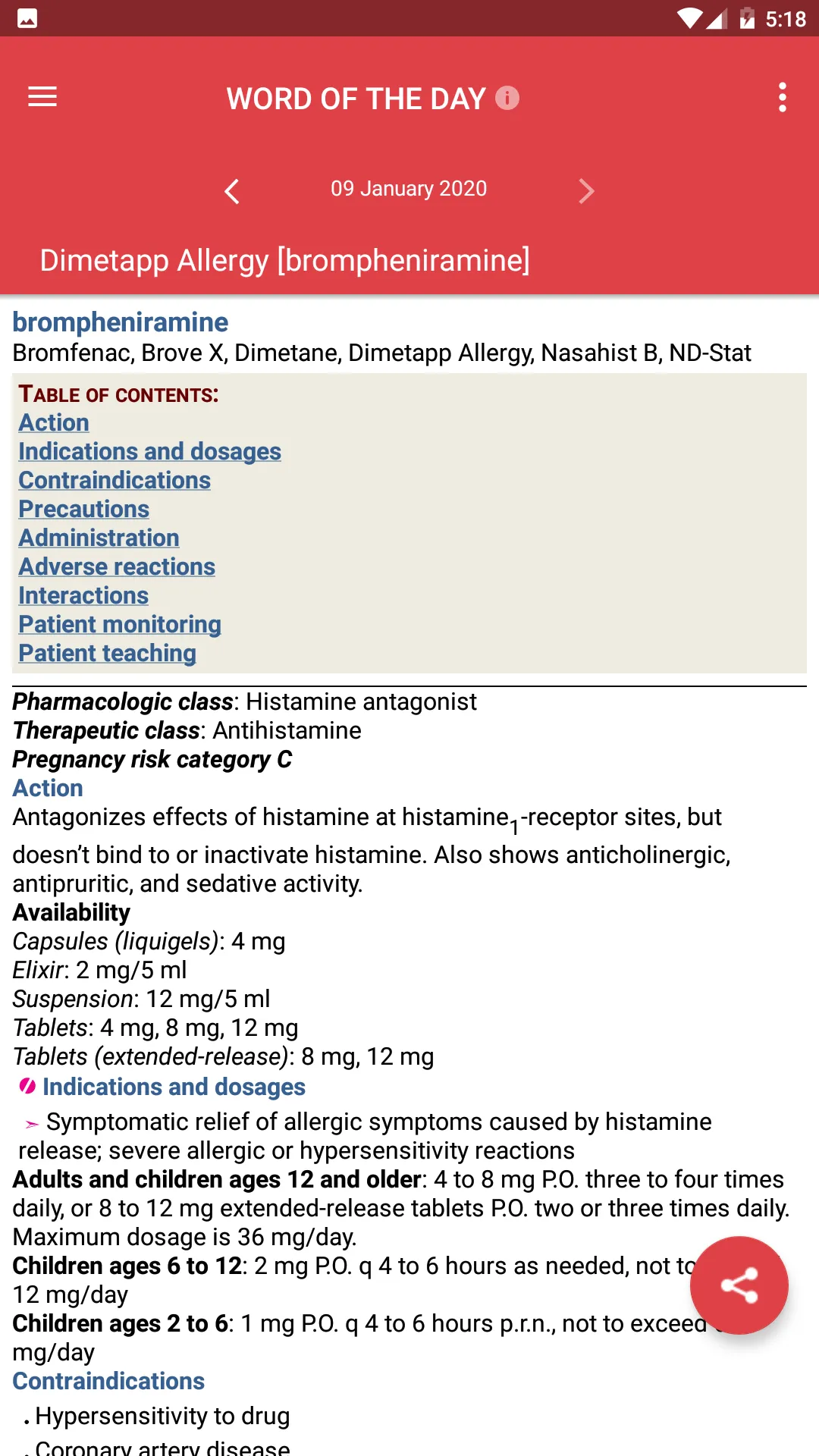 Nurse’s Drug Handbook | Indus Appstore | Screenshot