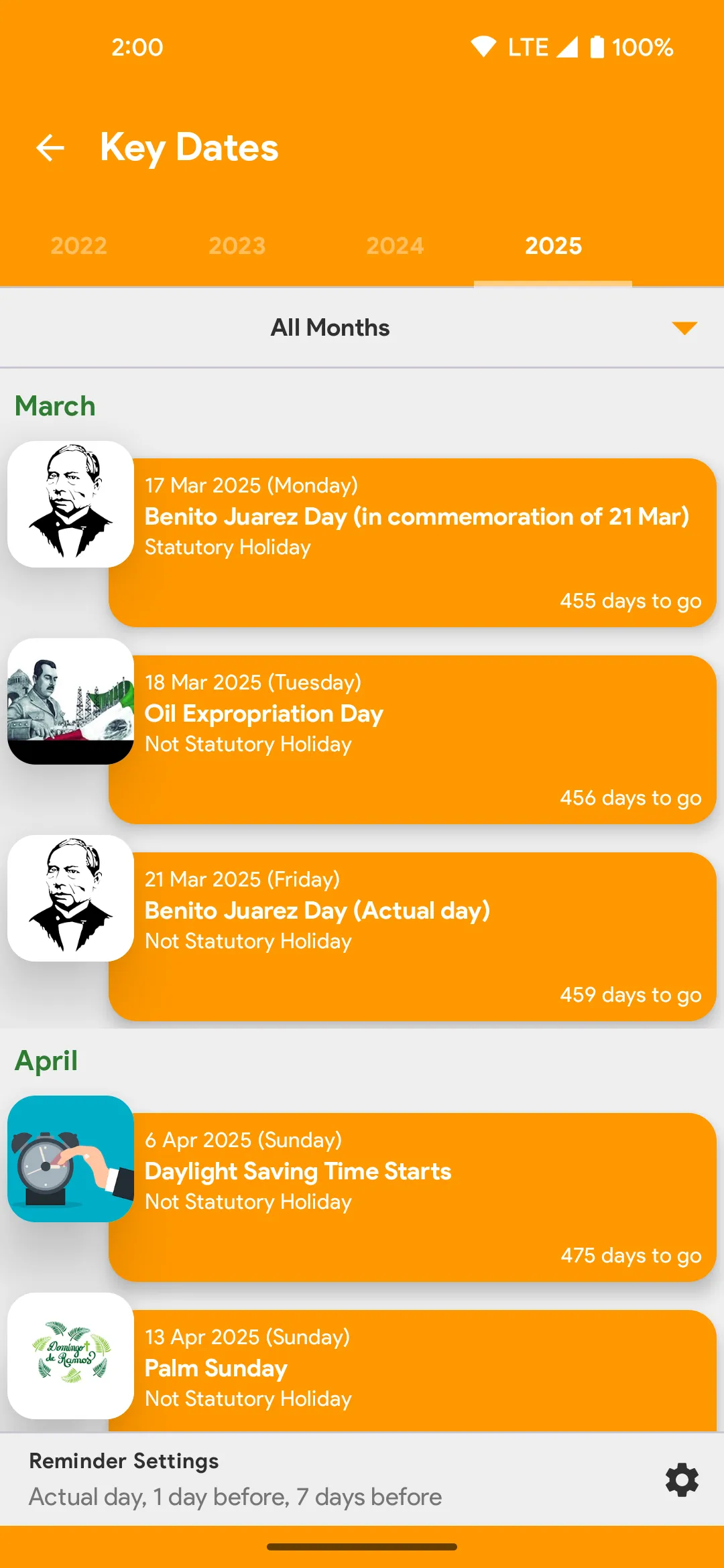 Mexico Calendar | Indus Appstore | Screenshot