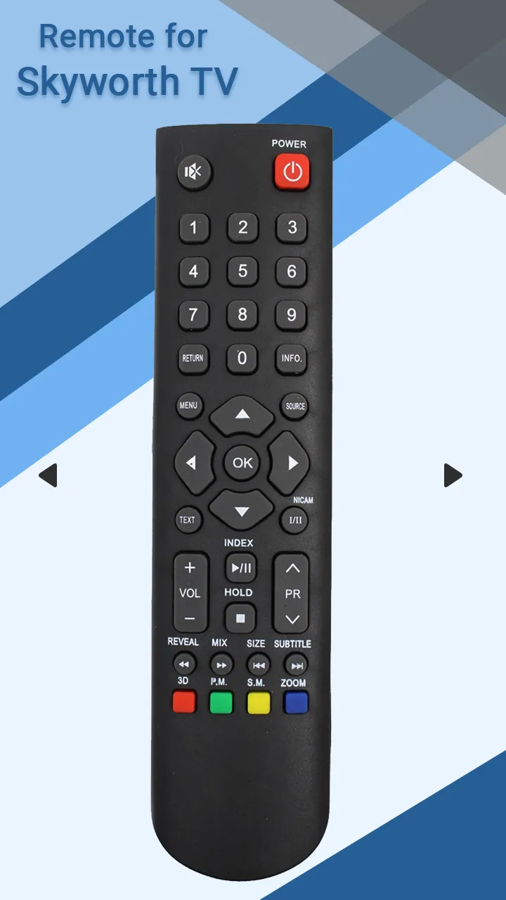 Remote for Skyworth TV | Indus Appstore | Screenshot