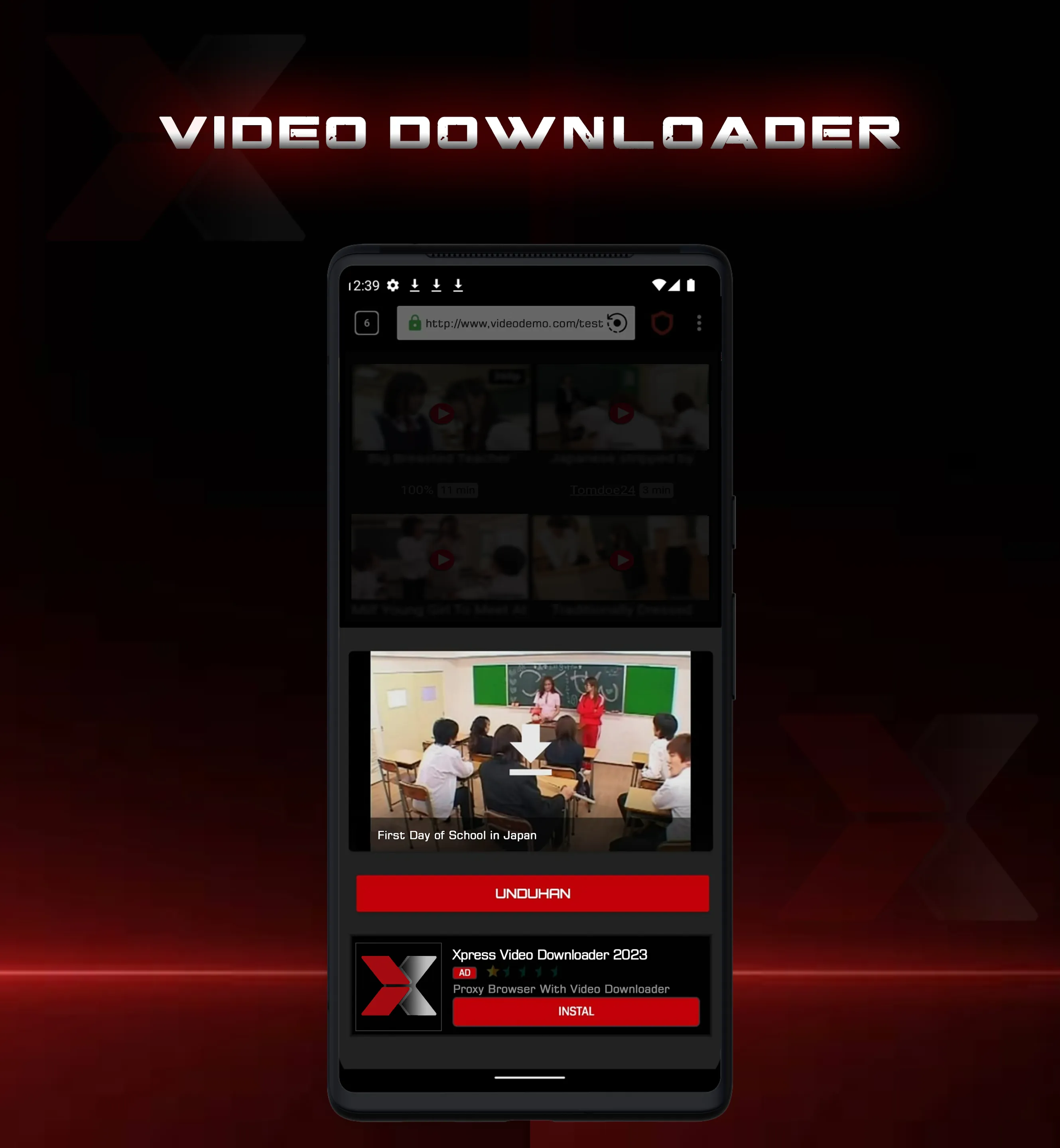 X Video Downloader 2023 | Indus Appstore | Screenshot