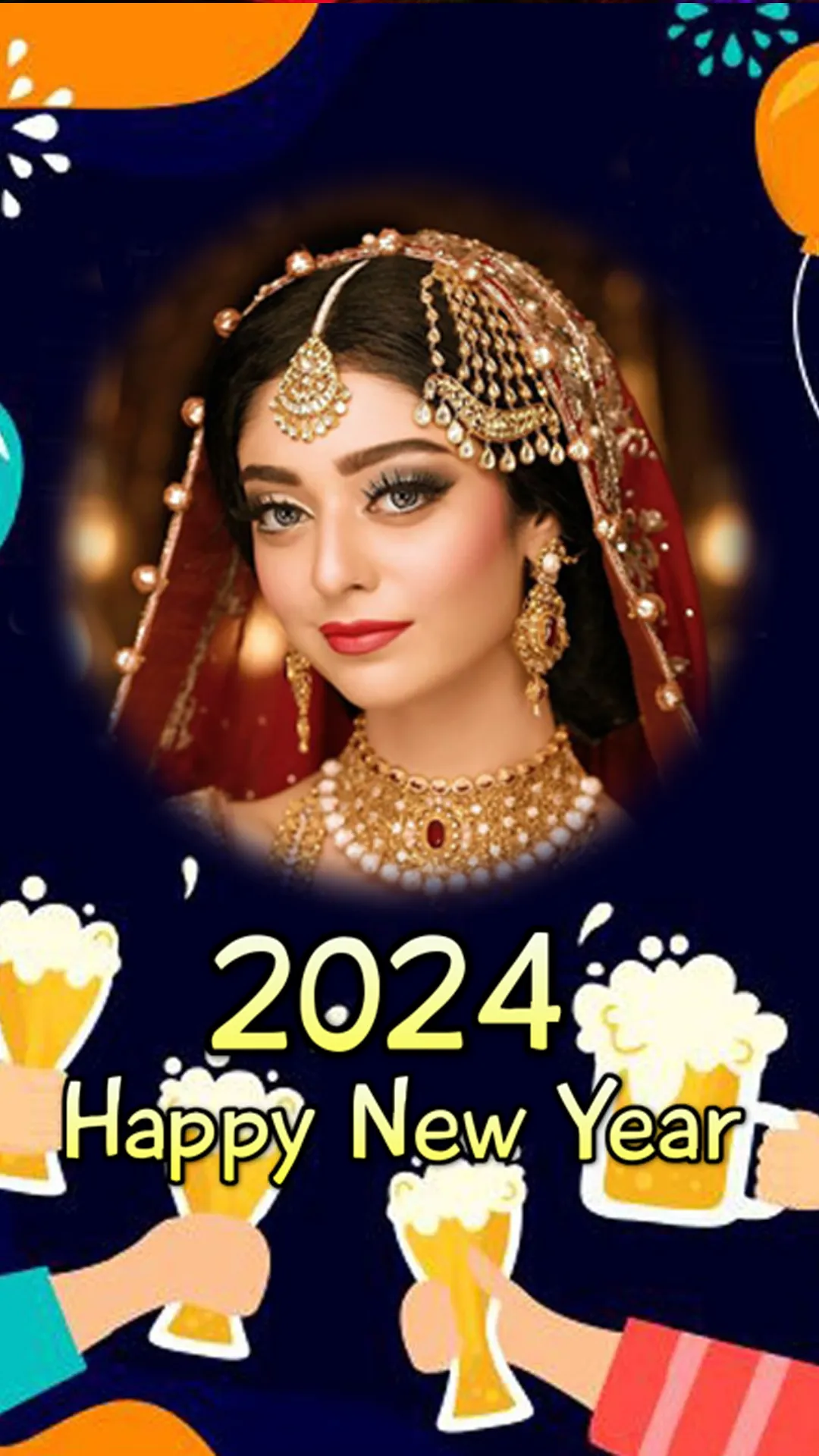 New Year Photo Frame 2024 | Indus Appstore | Screenshot