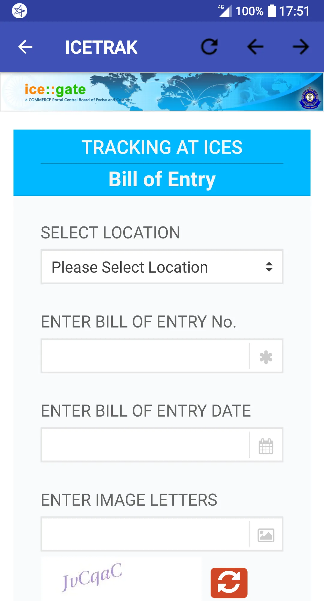 ICETRAK - CBEC | Indus Appstore | Screenshot