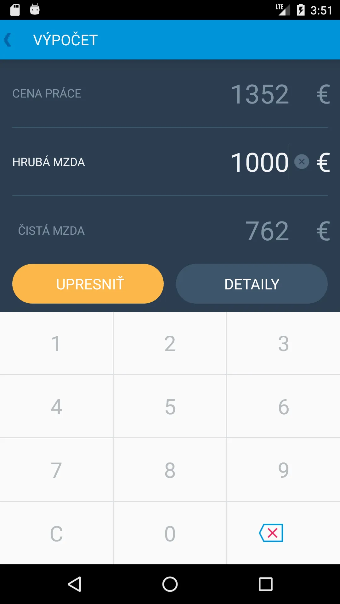 KROS Mzdová kalkulačka | Indus Appstore | Screenshot