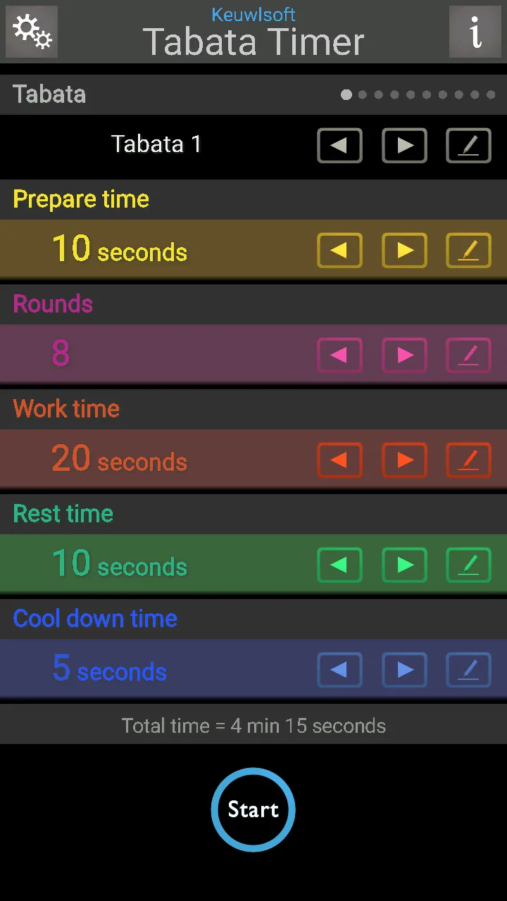 Tabata Timer | Indus Appstore | Screenshot