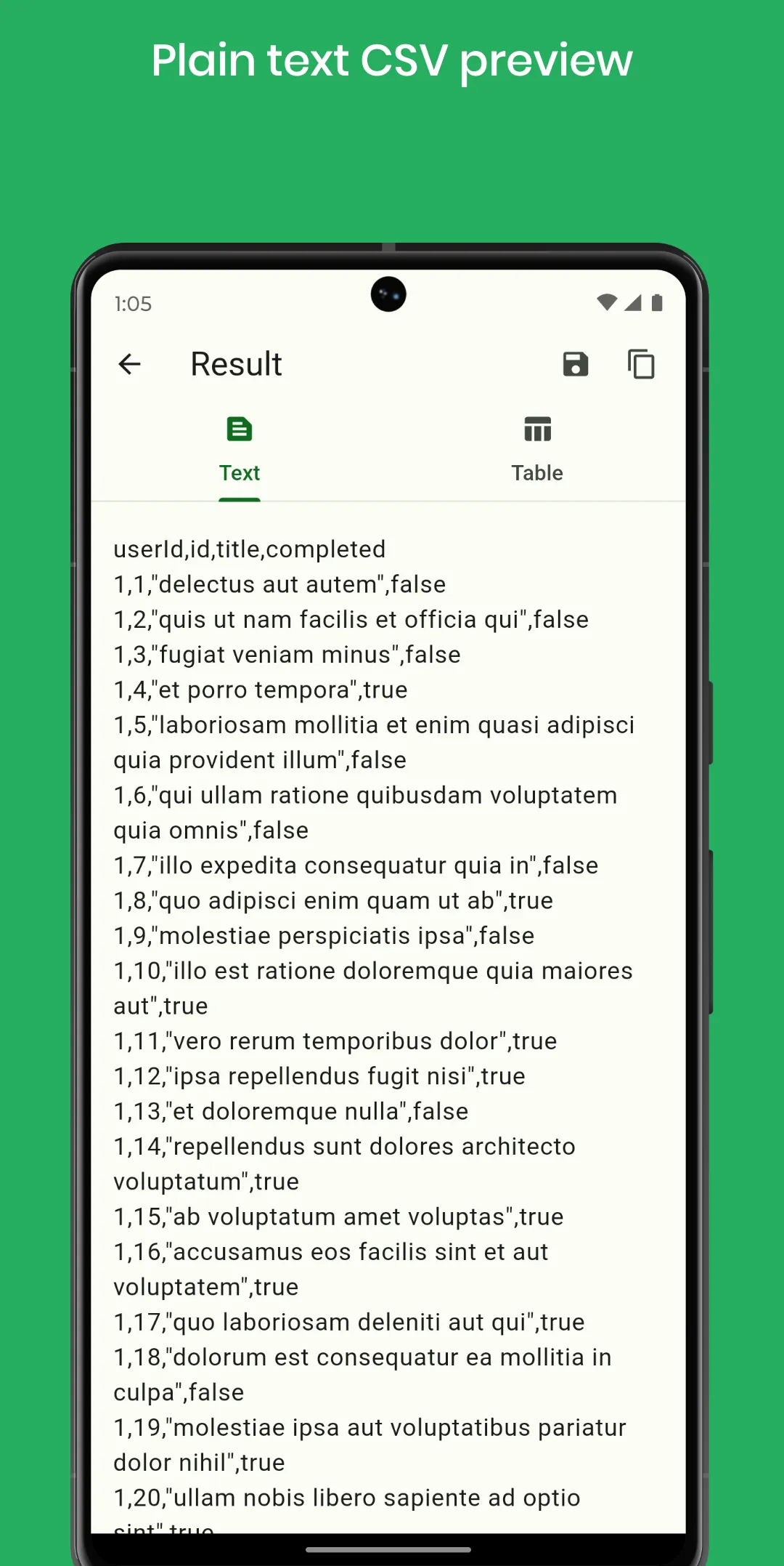 JSON to CSV | Indus Appstore | Screenshot