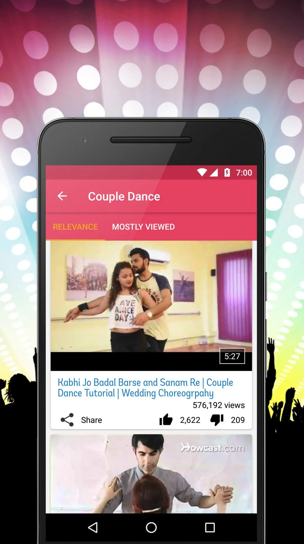 Dance Steps Videos | Indus Appstore | Screenshot