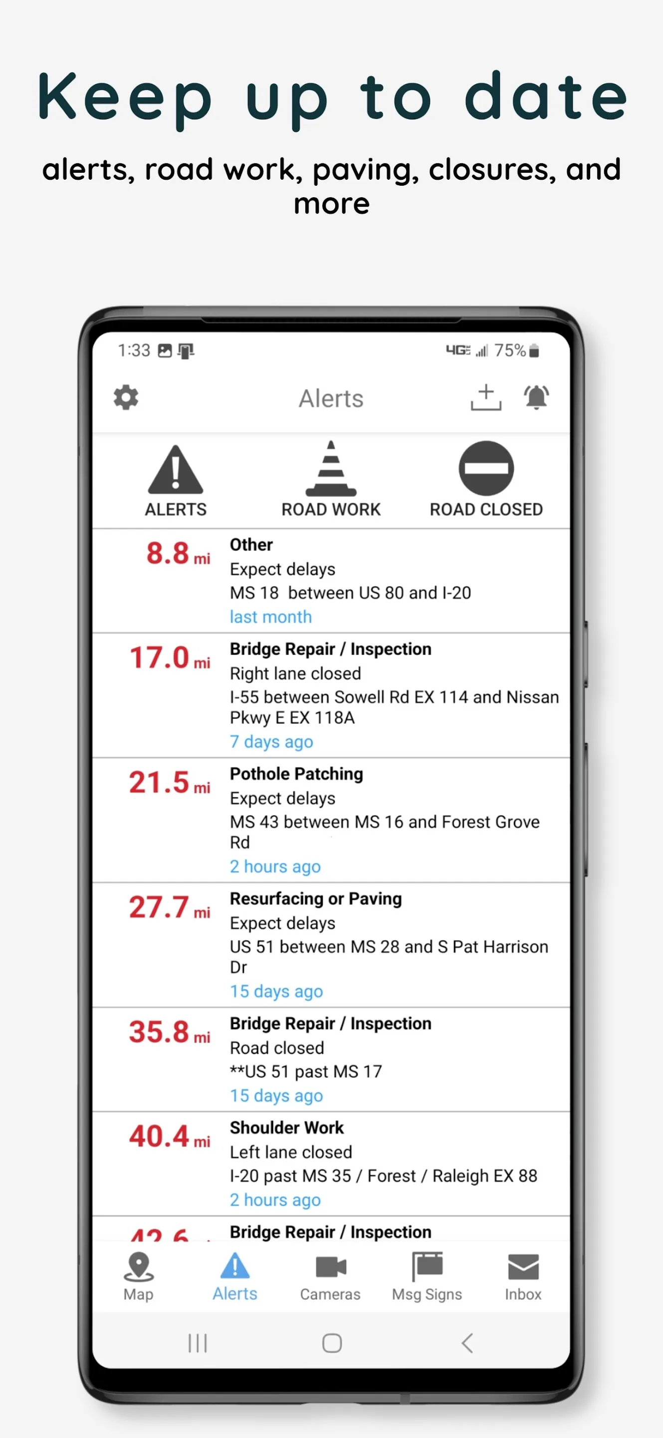 MDOT Traffic (Mississippi) | Indus Appstore | Screenshot