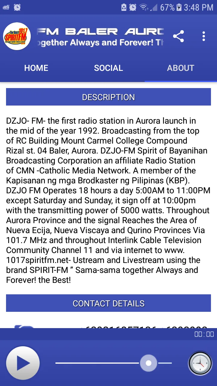 Spirit FM Baler Aurora | Indus Appstore | Screenshot