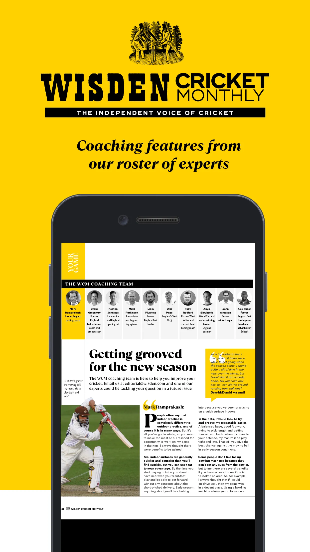 Wisden Cricket Monthly | Indus Appstore | Screenshot